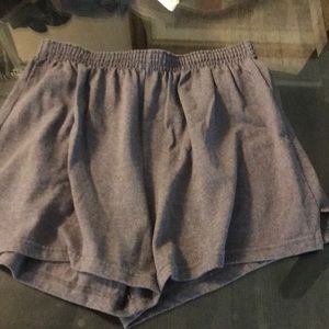 Gray XL athletic shorts